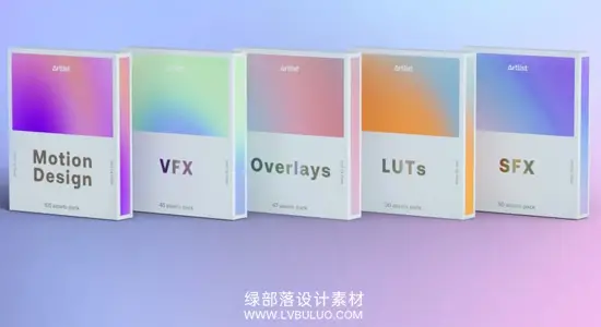 250多个电影感视觉效果+音效+LUT一站式合集 Artgrid & Artlist 250+ Creative Assets – Creator Pack