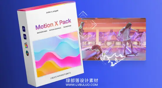 视频素材 205个手绘卡通MG动画+背景+转场 Artlist – Motion X Pack