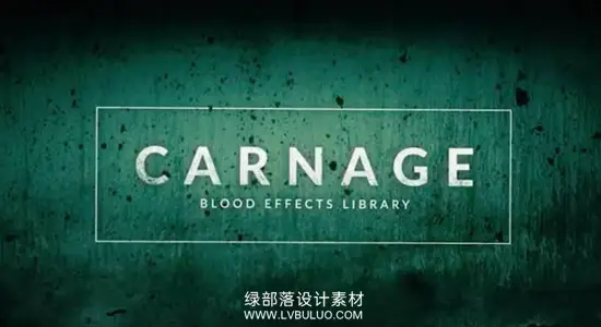 视频素材 294个血腥杀戮血液喷溅血迹流淌特效动画 Carnage Blood Effects