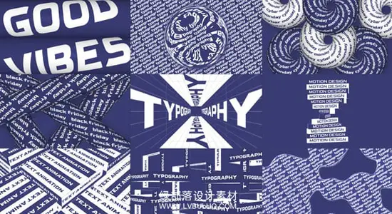 AE模板 20组现代创意文字标题动画 Creative Typography