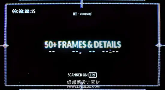 视频素材 70款复古CRT显示器扫描线边框效果动画 EZCO – CRT Frames