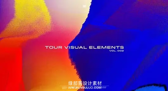 视频素材 54个模拟故障干扰循环图形元素动画 Ezra Cohen – Tour Visual Elements V2