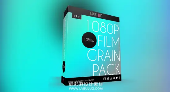 视频素材 9种电影胶片颗粒噪点叠加动画 Grainzilla – 1080p Film Grain Pack 2.0