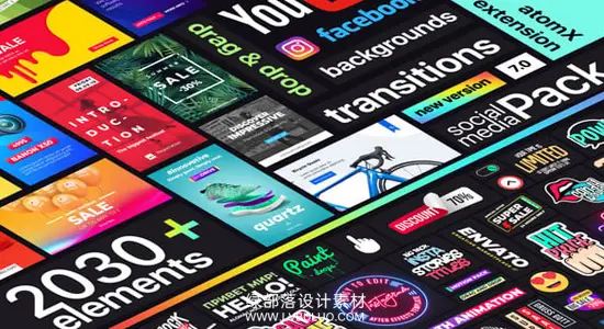 PR模板 2000+竖屏快拍动态版式标题图文排版宣传动画 Instagram Stories and Motion Graphics