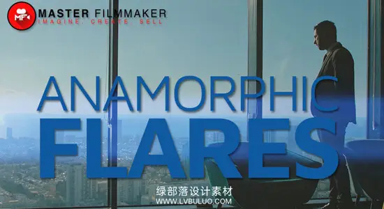 视频素材 57个变形宽银幕镜头耀斑光效叠加动画 Master Filmmaker – Anamorphic Flares PRO