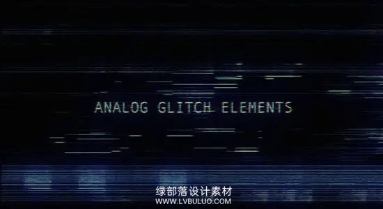 视频素材  70款复古模拟毛刺故障叠加动画 Motion Science – Analog Glitch Elements