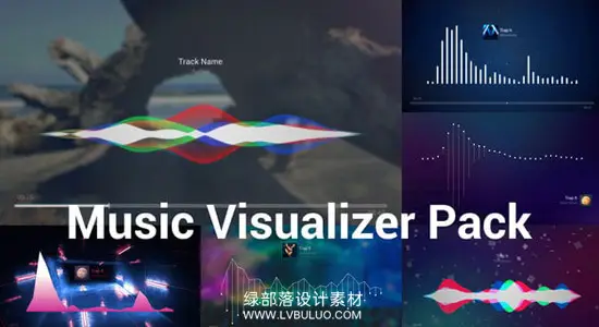AE模板 33种创意音乐可视化均衡器效果动画 Music Visualizer Pack
