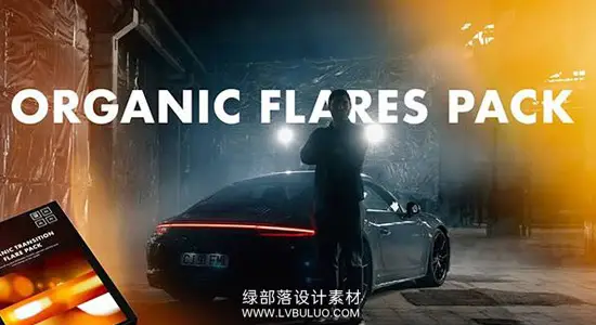 视频素材 50个金色有机镜头耀斑光晕叠加转场动画 Organic Transition Golden Flares