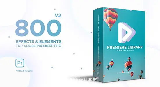 PR预设/模板 800种摄像机运动色彩失真漏光特效 Premiere Library – Most Handy Effects