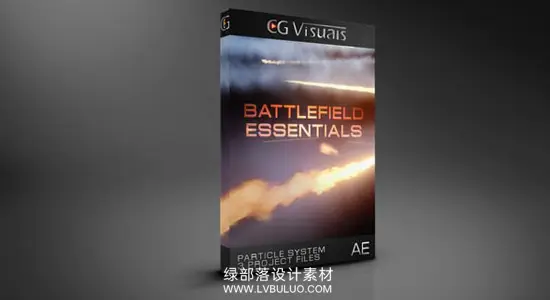 AE模板 战争场景枪火导弹子弹拖尾开枪闪光特效 Trapcode Battlefield Essentials