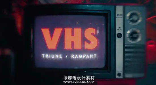 视频素材 16个复古老录像带VHS扫描线噪波失真干扰特效动画 Triune Digital – VHS