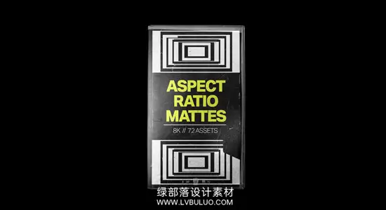 图片素材 横竖屏电影黑边画幅比例遮罩边框 Tropic Colour – Aspect Ratio Mattes