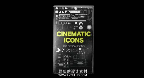 图片素材 170多个电影级工业风图标设计免抠PNG图片 Tropic Colour – Cinematic Design Icons