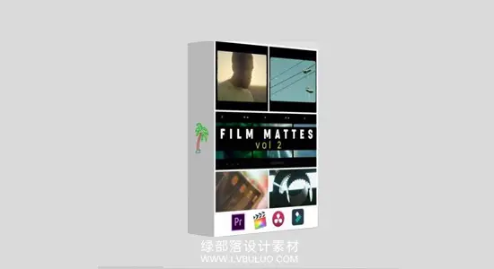 视频素材 50个8/16/35mm电影胶片遮罩边框纹理动画+图片 Tropic Colour – Film Mattes Vol 2