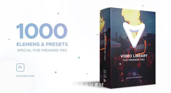 PR模板 1000种多功能视频包装特效预设 Video Library for Premiere Pro
