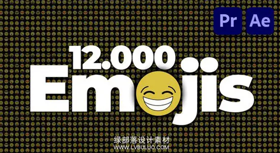AE/PR模板 12000种组合Emoji表情动画创作工具 12,000 Emojis Creator Pack