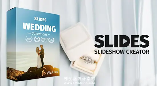 AE/PR模板 婚礼相册幻灯片效果动画 AEJuice – Slides – Wedding Collection