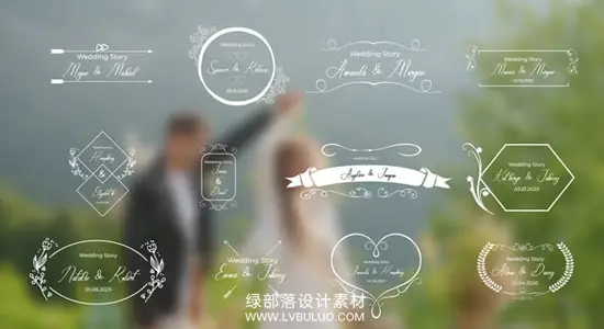 AE/PR模板 12款动态标签风格文字标题动画 Dynamic Tags