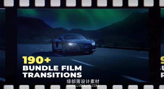 AE模板 190种复古经典怀旧特效过渡转场预设 FIlm Bundle Transitions