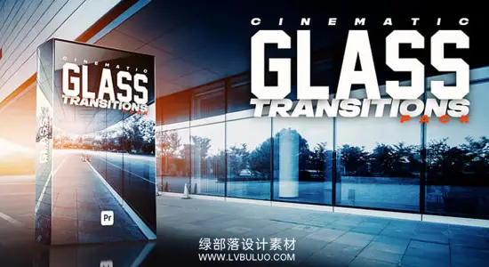 PR模板 14组玻璃折射错位效果转场动画 Glass Transitions Pack