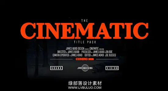 PR/PS模板 23个电影感文字标题字幕场景动画 James Abadi Design – The Cinematic Titles Pack