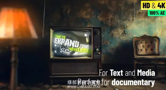 AE模板 9款复古怀旧电视机屏幕场景动画 Old TV Screen Mockup