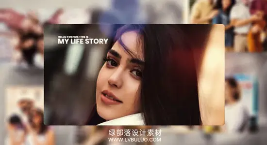 AE模板 照片故事幻灯片相册开场片头动画 Photo Story Slideshow