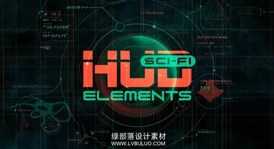 AE模板 100个科幻HUD界面图形全息科技感UI元素动画 Sci-fi HUD Elements