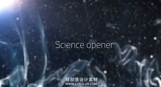 AE模板 科技感抽象网络线条粒子图文开场片头动画 Science Opener