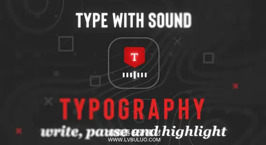 AE模板 真实打字文本逐字输入效果动画 Type Sync Pro – Realistic Writing Tool