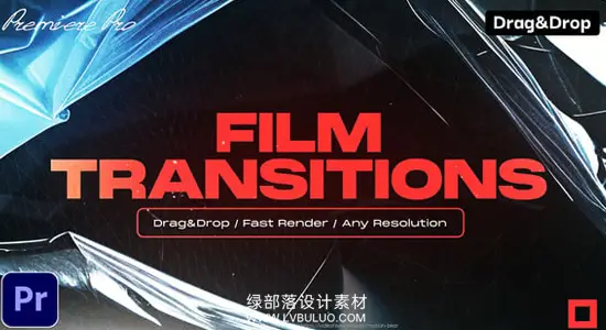 PR模板 电影胶片漏光烧灼灰尘划痕纹理转场预设