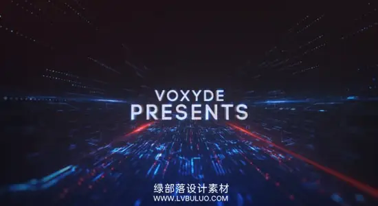 AE模板 未来科技电路特效未来科幻文字片头动画