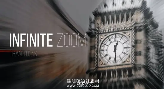 AE/PR模板 50组无限缩放无缝转场预设