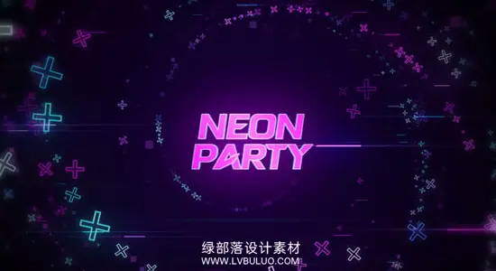 AE模板 夜店派对时尚酷炫文字标题开场片头动画