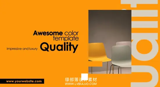 AE/PR模板 简约动态产品宣传展示片头图文排版动画