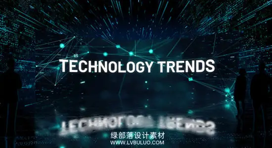 AE模板 现代数字科技幻灯片企业演示IT科技科幻开场片头动画