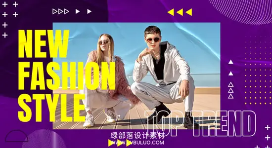 PR模板 动感快闪都市时尚图文幻灯片宣传片头动画