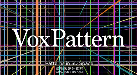 中文汉化-AE插件 三维空间几何图案生成器 VoxPattern Win