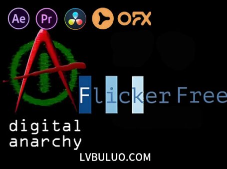 AE/PR/OFX/AVX/达芬奇插件-视频闪烁修复插件 Flicker Free v3.0.2