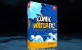4K视频素材-109个二维卡通海浪液体水流波浪MG特效+AE工程文件 Comic Water FX