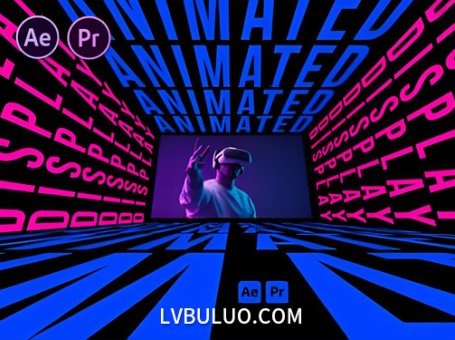 AE/PR模板-22个三维空间感创意文字标题素材