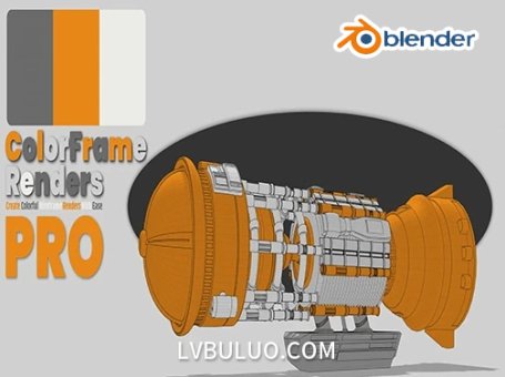 Blender插件-渲染画框与标记添加工具 Colorframe Renders Pro v4.1.4