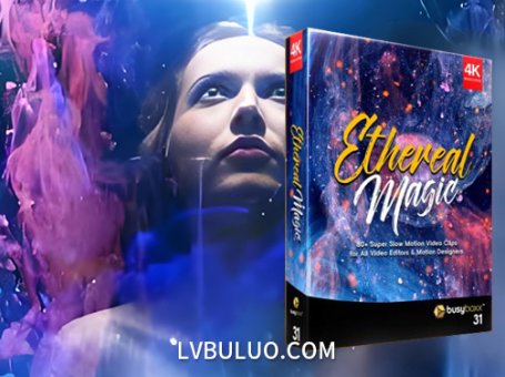 4K视频素材-85个抽象飘逸烟雾空灵流体运动特效动画 Ethereal Magic