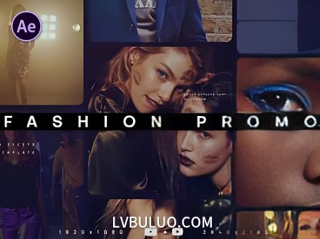 AE模板-时尚宣传片片头动态展示视频 FASHION PROMO