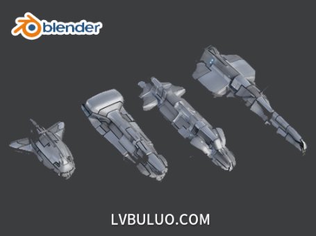 Blender插件-随机星舰模型生成工具 Random Starship v2.1.0