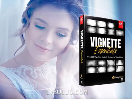 4K视频素材-209个复古黑白边框暗角遮罩叠加效果动画 Vignette Essentials