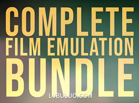 33款镜头颗粒炫光4K视频+25个调色预设 Complete Film Emulation Bundle