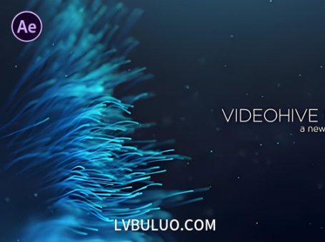 AE模板-大气电影感粒子线条文字标题片头开场动画