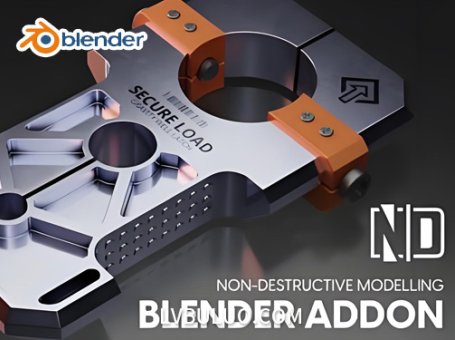Blender插件-非破坏性三维建模工作流程工具 ND – Non-Destructive Modelling V2.1.0