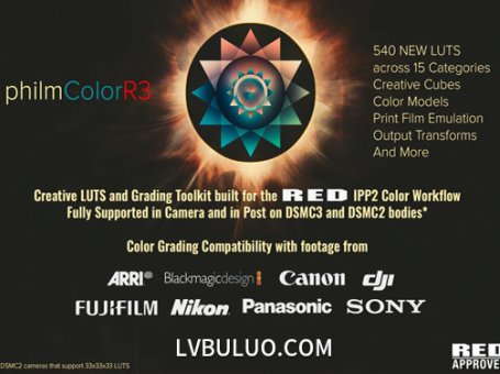 718个高级创意电影短视频调色LUT预设 philmColor R2+R3